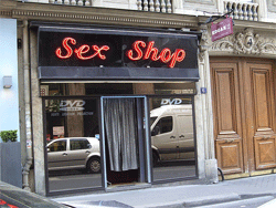 Sex-shop en centre ville