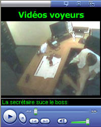 Video de la secretaire qui suce son patron