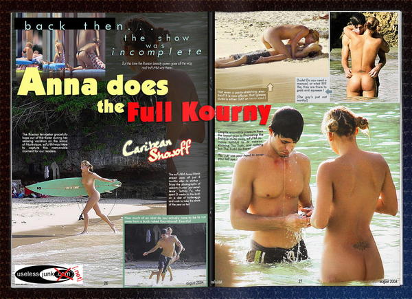 Anna Kournikova s étale nue au grand jour Le blog des célébritées nues