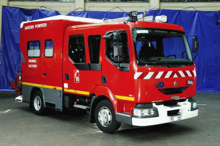Camion-Pompier-Clignotant