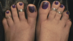 52up close hosed toes